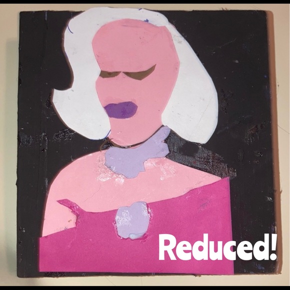 MARILYN ON BLACK - Original Art - Picture 1 of 2